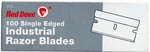 Red Devil Single Edge Razor Scraper Blades (100 Pack). Fixed Price $16.52.