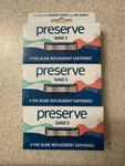 3 Packs Of 4 Count Shave 5 Replacement Razor Blade Cartridges For And Women. Fixed Price $15.00.