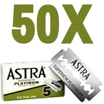 Astra Platinum Double Edge Safety Razor Blades, 50 (10 X 5). Fixed Price $14.44.