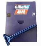 30 Gillette Good News Classic Disposable Razor "with Lubrastrip" Pivoting Head. Fixed Price $24.99.