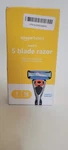 Amazon Basics 5-BLADE Motionsphere Men's Razor With Dual Lubrication. Fixed Price $19.50.