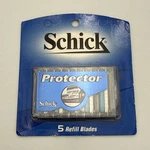 Schick Protector 5 Refill Blades Pack Of Razor New Sealed Paper Nos. Fixed Price $14.90.