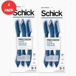 Schick Precision Razor Trim & Shape Facia Hair Brow Dermaplaning (2 Pack). Fixed Price $21.95.
