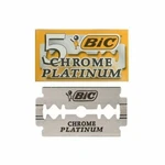 Bic Chrome Platinum Double Edge Safety Razor Blades 5 Count - 1 Pack. Fixed Price $5.49.