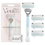Gillette Venus Women's Razor With 4 Refill Cartridges New Opened Box. Fixed Price $12.99.
