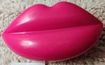 New Pink Lips Shaped Hair Brush With Sprinkles Fun Unique Detangling Tool M52. Fixed Price $6.99.