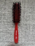 Vtg Montclair Clairmont Boar Nylon Bristle Hair Brush Switzerland Red Styling. Fixed Price $20.76.