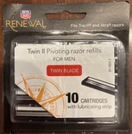 Rite Aid Renewal Twin Blade Razor Refills Replacement Head Trac Ii Atra 10 Ct. Fixed Price $8.00.