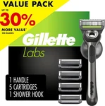 Gillette Labs Exfoliating Bar Value Pack - 1 Handle, 5 Refills & Shower Hanger. Fixed Price $24.99.