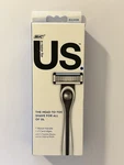 Bic Razor For Us 1 Metal Handle + 2 Cartridges 5 Flexible Blades - Silver. Fixed Price $13.99.