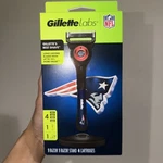 Gillette Labs Men's Nfl Patriots Edition Shaving Razor With 4 Refills. Fixed Price $34.99.