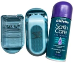 Gillette Sensor Excel Women Handle Shaver With 2 Blades, Free Gift, No Box, New. Fixed Price $32.99.