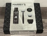 Harry's Men Holiday Gift Set-metal Handle Razor Cartridge Travel Cover Shave Gel. Fixed Price $22.69.