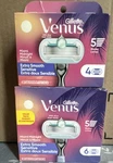 Gillette Venus Miami Midnight Extra Smooth Sensitive 5-BLADE 4+6. Fixed Price $25.00.