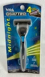 Schick Quattro Midnight Blades Razor Handle + 1 Cartridge Nos 2004 Vintage. Fixed Price $14.95.