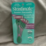 Skintimate Unscented Sensitive Quattro Women Razors 4-PACK. Fixed Price $5.89.