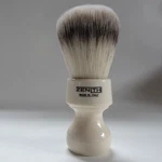 Zenith White Resin Handle Xl Synthetic Shave Brush. 27.5MM. Made Sicily. S2. Fixed Price $58.00.