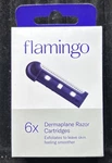 Flamingo Dermaplane Razor Refill Cartridges - 6 Ct New!. Fixed Price $10.95.
