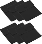 Patikil Jewelry Pouches With Snap Button, 6 Pack 10X8.5CM, Black. Fixed Price $21.32.