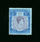 Bermuda 1938 2S Sg 116 W/'cracked Crown' Flaw 34 F-vf (hr) CA3001. Fixed Price $50.00.