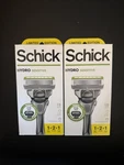 Lot Of Schick Hydro Sensitive 5 Blade Razor Handle +2 Cartridges & Stubl Saver. Fixed Price $19.99.