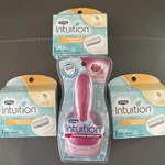 Schick Intuition Razor With 3 Packs Of (total 11 Cartridges). Fixed Price $26.99.