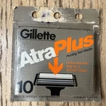 Original Gillette Atra Plus Razor Refill Cartridge Packs 10/PK. Fixed Price $9.95.