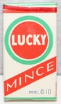 Lucky Mince 5 Safety Razor Blades Box Made France E9760. Fixed Price $26.99.