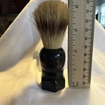 Opal All Black Base Shaving Brush Badger Hair Vintage. Fixed Price $28.00.