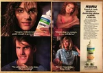 Renu Bausch & Lomb Contact Lenses - 2 Page Vintage Print Ads Poster 1988. Fixed Price $14.99.