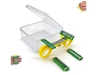 Manual Head Shaver Double Blade Ergonomic Razor Kit Case Travel. Fixed Price $13.49.