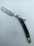 Ocoee River Cutlery Razor Folder Blue Bone OC-148BLPB. Fixed Price $15.00.