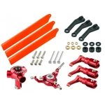 Mh Cnc Triple Orange Plastic Blades Conversion Set (red) -blade Fusion 180/SMART. Fixed Price $89.99.