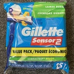 Gillette Sensor Value Pack 25 Pieces Lubrastrip (pivot) New (factory Sealed). Fixed Price $32.95.