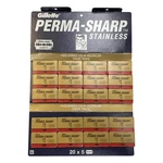Perma-sharp Super Double Edge Razor Blades, 20X5 (100 Pcs.). Fixed Price $11.69.