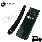 New Krisp Shave Ready Wet Beard Cut Throat Men Barber Straight Edge Razor + Case. Fixed Price $11.69.
