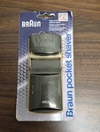 Vtg Braun Pocket Travel Shaver Cordless Aa Battery Operated Sealed New Old Stock. Fixed Price $29.95.