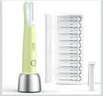 Bnu Dermaplaning Tool Rechargeable Razor Kit Led Light Face Eyebrow. Fixed Price $35.00.