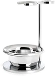 Muhle: Column - Brush Holder Razor Stand With Chrome Plated Bowl. Fixed Price $117.80.