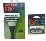 Dollar Shave Club Acne Friendly Razor Starter Kit 1 2 Blades + 4 Refills. Fixed Price $9.95.