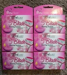 6 Boxes Of Harmon Face Values 5 Blade Shaving System 4 Cartridges. Fixed Price $24.99.