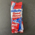 Vtg 1993 Gillette Good News! Pivot Men's Disposable Shaving Razors 10 Count. Fixed Price $24.99.