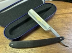 Dovo Solingen Prima Straight Razor 5/8 Carbon Steel Blade Ebony Wood Handle. Fixed Price $107.91.