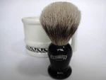 Col. Conk - 920 Pure Silver Tip Badger Shaving Brush Black Handle. Fixed Price $49.99.