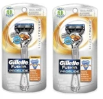 2 Silver Touch Gillette Fusion Proglide Manual Razor Shaver. Fixed Price $21.99.