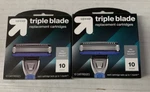 2X Men's Blade Cartridges 10CT - Up&up (fits Gillette MACH3 Handles). Fixed Price $34.95.