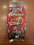 Vintage Personna Plus Lubricating Strip Twin Blade Disposable Razor 1995 Usa. Fixed Price $9.50.