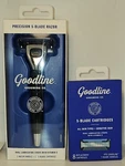 Goodline Grooming Precision 5-BLADE Razor & Box Of 8 Blades, Both Factory Sealed. Fixed Price $19.99.
