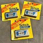 Vintage Schick Plus Platinum Double Edge Razor Blades Lot Of 3 Packs 5X Nos. Fixed Price $12.00.
