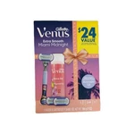 Gillette Venus Extra Smooth Miami Midnight 1 Razor 3 Cartridges Shave Gel 7OZ.. Fixed Price $12.99.